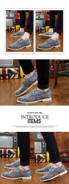 秋季男士帆布鞋 青春潮流與英倫休閑的完美融合